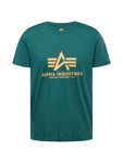 ALPHA INDUSTRIES T-Shirt smaragd/orange