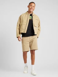 ALPHA INDUSTRIES T-Shirt limette/orange/schwarz