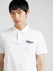 TOMMY HILFIGER Poloshirt marine / weiß