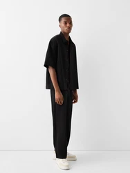 Bershka Hose schwarz