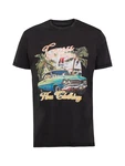 GUESS T-Shirt 'SUMMER CAR' türkis/grün/schwarz/weiß
