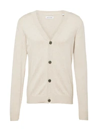 Strickjacke 'JJEEmil' hellbeige