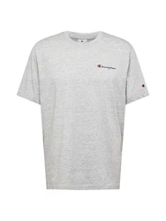 Champion T-Shirt Crewneck Kurzarmshirt navy/graumeliert/rot