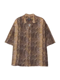 Hemd beige / schoko / dunkelgelb / schwarz