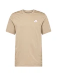 Nike Sportswear T-Shirt 'Club' khaki/weiß