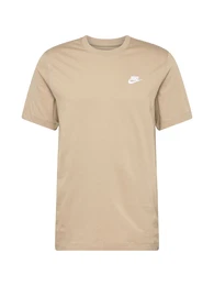 T-Shirt 'CLUB' khaki / wei