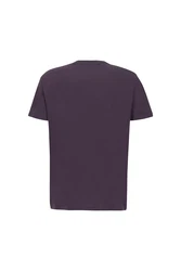 Alpha Industries Rundhalsshirt Basic T brombeer/weiß