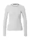 VERO MODA Tričko 'VMCHLOE'  světle šedá / bílá