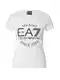 EA7 Emporio Armani Majica  črna / bela