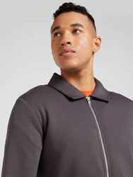 SELECTED HOMME Sweatjacke 'SLHEMANUEL SOFT FULL ZIP SWEAT NOOS' graphit