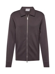 Sweatjacke 'SLHEMANUEL SOFT FULL ZIP SWEAT NOOS' graphit