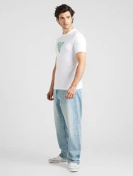 Guess T-Shirt blau/wei