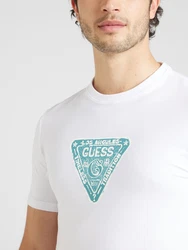 Guess T-Shirt blau/wei