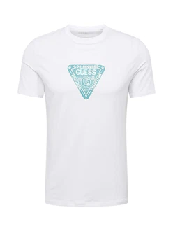 Guess T-Shirt blau/wei Guess T-Shirt blau/wei