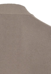 camel active Strickjacke Cardigan schlammfarben