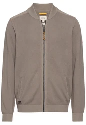 camel active Strickjacke Cardigan schlammfarben