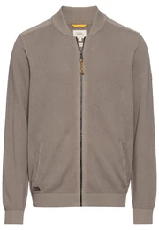 Strickjacke schlammfarben