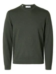 SELECTED HOMME Pullover SLHTray Dunkelgrün/Dunkelgrün/Dunkelgrün/Dunkelgrün