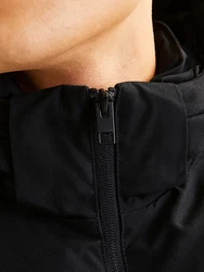 Jack & Jones Jacke 'JJEOtto' Puffer Jacket SN dunkelgrau/schwarz