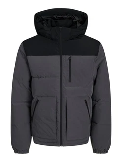 Jack & Jones Jacke 'JJEOtto' Puffer Jacket SN dunkelgrau/schwarz Jack & Jones Jacke 'JJEOtto' Puffer Jacket SN dunkelgrau/schwarz