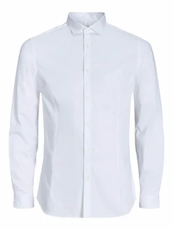 Jack & Jones Plus Hemd JJPRParma weiß