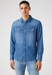 Wrangler Jeanshemd (27) blau