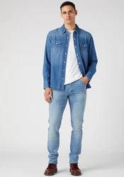Wrangler Jeanshemd (27) blau
