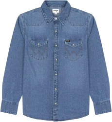 Wrangler Jeanshemd (27) blau