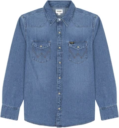 Hemd '27MW' blue denim