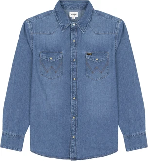 Wrangler Jeanshemd (27) blau