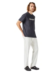 Wrangler T-Shirt Logo Tee schwarz/wei