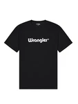 Wrangler T-Shirt Logo Tee schwarz/wei