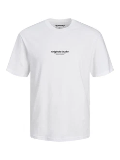 Jack & Jones Kurzarmshirt JORVESTERBRO TEE SS CREW NECK NOOS schwarz/weiß Jack & Jones Kurzarmshirt JORVESTERBRO TEE SS CREW NECK NOOS schwarz/weiß
