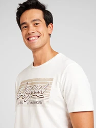 Blend T-Shirt BLEND BHTee marine/stone/weiß