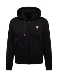 GUESS JEANS Sweatjacke schwarz