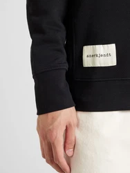 anerkjendt Sweatshirt schwarz/weiß