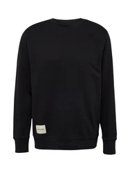 anerkjendt Sweatshirt schwarz/weiß