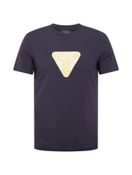 Guess T-Shirt dunkelblau/gelb/weiß