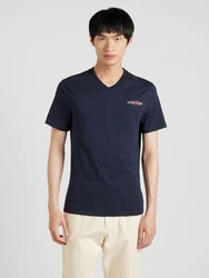 GUESS JEANS T-Shirt blau/rot/weiß