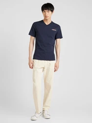 GUESS JEANS T-Shirt blau/rot/weiß
