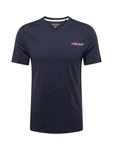 GUESS JEANS T-Shirt blau/rot/weiß