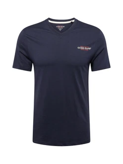 GUESS JEANS T-Shirt blau/rot/weiß GUESS JEANS T-Shirt blau/rot/weiß
