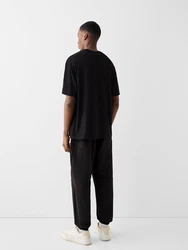 Bershka Hose schwarz