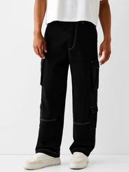 Bershka Hose schwarz