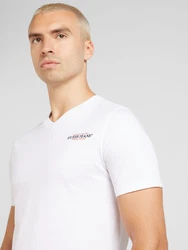 GUESS JEANS T-Shirt rot/schwarz/weiß