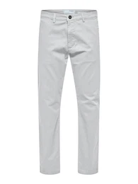 Hose 'SLHMiles Flex' hellgrau