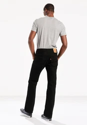 LEVI'S Jeans '527' Bootcut-Slim schwarz