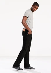 LEVI'S Jeans '527' Bootcut-Slim schwarz