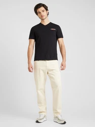 GUESS JEANS T-Shirt rot/schwarz/weiß