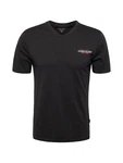 GUESS JEANS T-Shirt rot/schwarz/weiß